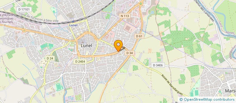 localisation de l'entreprise MONSIEUR FARID AIT MOHAMED AMER  LUNEL
