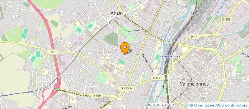 localisation de l'entreprise MONSIEUR FARID AKMOUN  VALENCIENNES