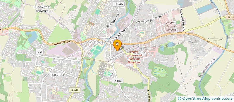 localisation de l'entreprise MONSIEUR FARID AKSAS  PONT-DE-CHERUY