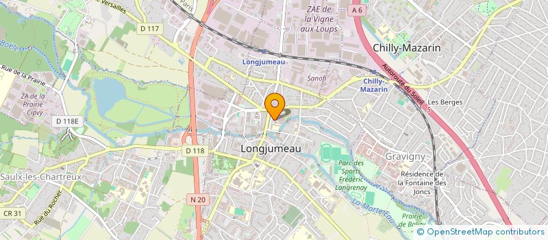 localisation de l'entreprise MONSIEUR FARID AMARA à LONGJUMEAU