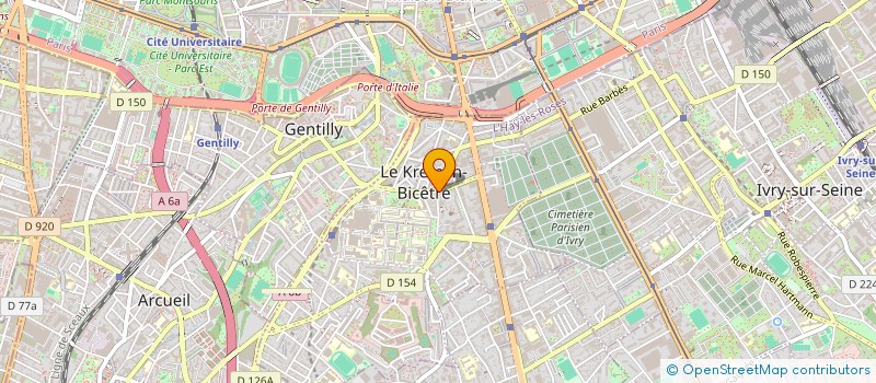 localisation de l'entreprise MONSIEUR FARID AMIRECHE  LE KREMLIN-BICETRE