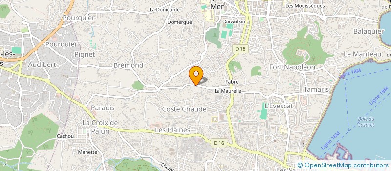 localisation de l'entreprise MONSIEUR FARID AMRAOUI  LA SEYNE-SUR-MER