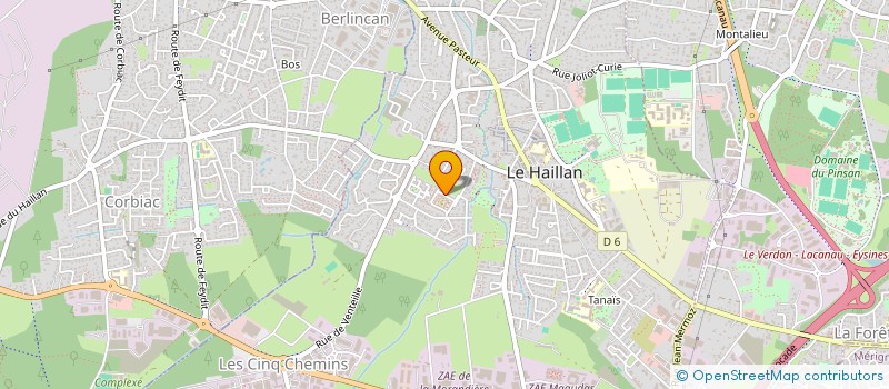 localisation de l'entreprise MONSIEUR FARID AOUACHE  LE HAILLAN