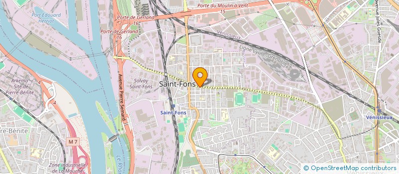 localisation de l'entreprise MONSIEUR FARID AOUAR à SAINT-FONS