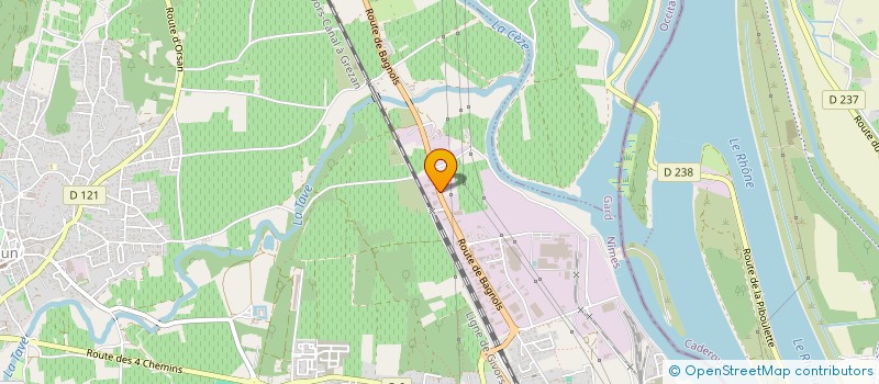 localisation de l'entreprise MONSIEUR FARID AZNADI  LAUDUN-L'ARDOISE