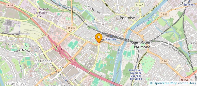 localisation de l'entreprise MONSIEUR FARID AZZOUZ  PONTOISE