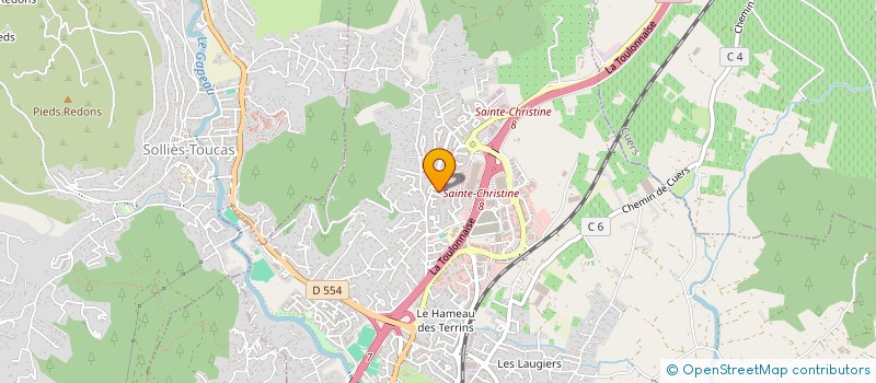 localisation de l'entreprise MONSIEUR FARID BACHIR CHELLAOUA  SOLLIES-PONT