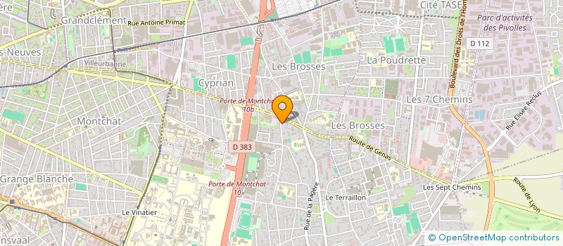 localisation de l'entreprise MONSIEUR FARID BAHHARI à BRON