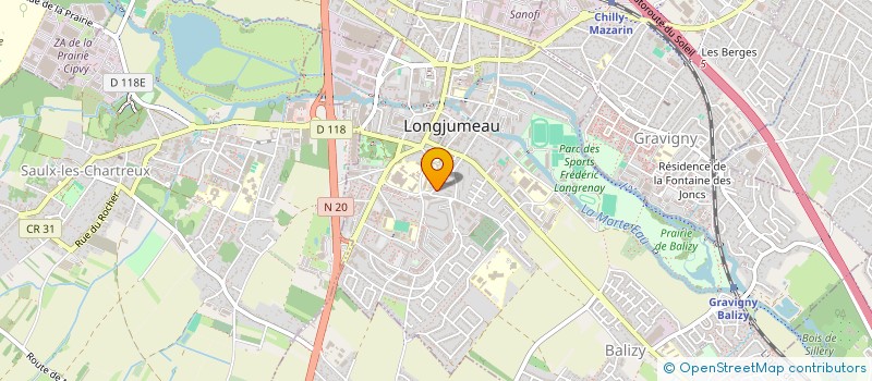 localisation de l'entreprise MONSIEUR FARID BAHLOULI à LONGJUMEAU