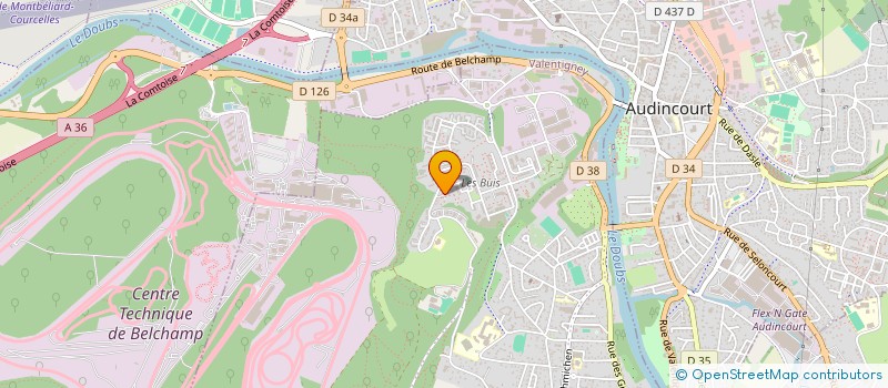 localisation de l'entreprise MONSIEUR FARID BARA  VALENTIGNEY