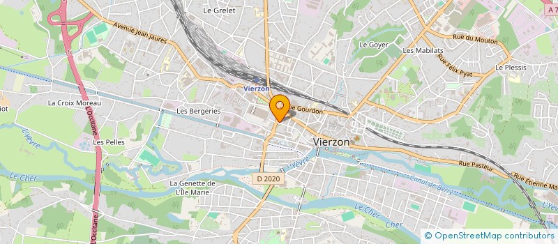 localisation de l'entreprise MONSIEUR FARID BELABBACI  VIERZON