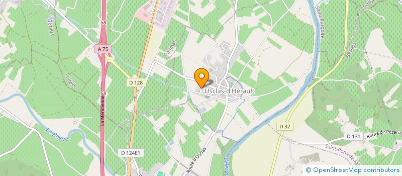 localisation de l'entreprise MONSIEUR FARID BELAROUI  USCLAS-D'HERAULT