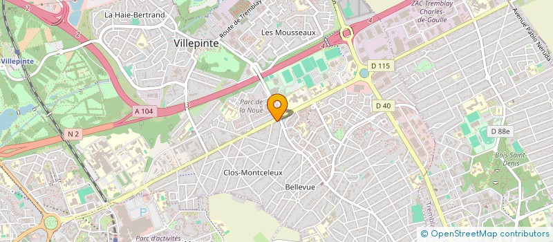 localisation de l'entreprise MONSIEUR FARID BELHADJ à VILLEPINTE