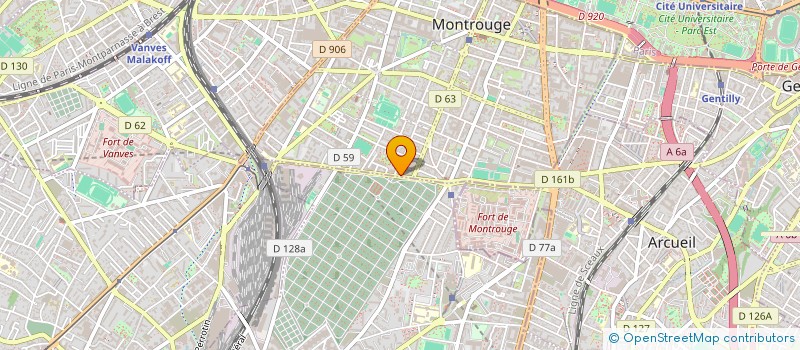 localisation de l'entreprise MONSIEUR FARID BEN AMAR  MONTROUGE