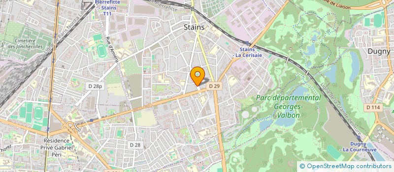 localisation de l'entreprise MONSIEUR FARID BENAMAR à STAINS