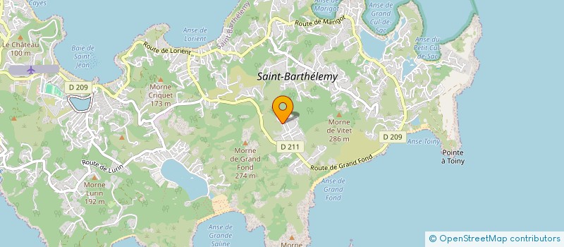 localisation de l'entreprise MONSIEUR FARID BENDAHMANE  SAINT-BARTHELEMY