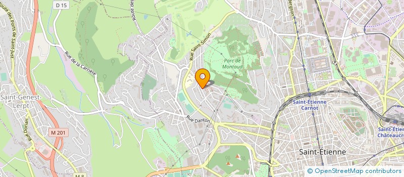 localisation de l'entreprise MONSIEUR FARID BENHADDAD  SAINT-ETIENNE