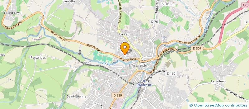 localisation de l'entreprise MONSIEUR FARID BENHADDAD  L'ARBRESLE