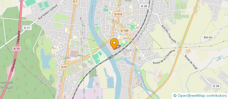 localisation de l'entreprise MONSIEUR FARID BENHAMOU  CHATELLERAULT