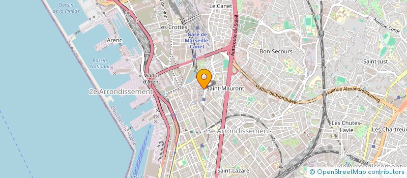 localisation de l'entreprise MONSIEUR FARID BENKHELIFA  MARSEILLE