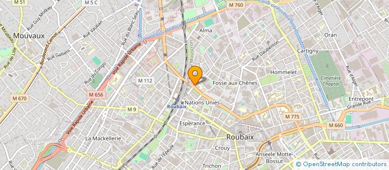 localisation de l'entreprise MONSIEUR FARID BENKHIAT  ROUBAIX