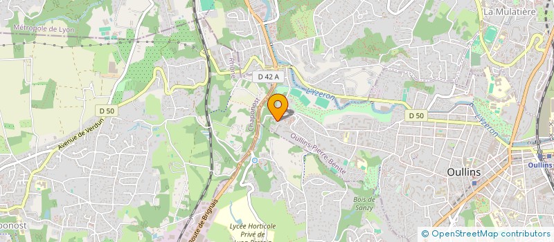 localisation de l'entreprise MONSIEUR FARID BENREJDAL  OULLINS-PIERRE-BENITE