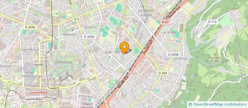 localisation de l'entreprise MONSIEUR FARID BENSALOUDJI  SAINT-MARTIN-D'HERES