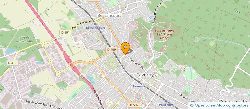 localisation de l'entreprise MONSIEUR FARID BENTAHAR  TAVERNY