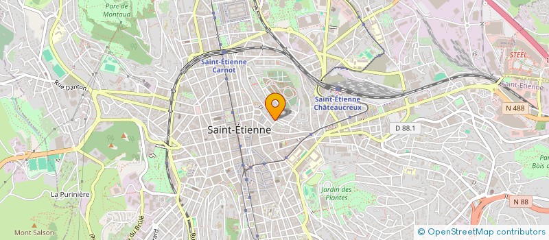 localisation de l'entreprise MONSIEUR FARID BENZAHIA  SAINT-ETIENNE