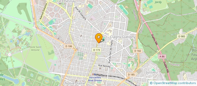 localisation de l'entreprise MONSIEUR FARID BERNARD à VERSAILLES
