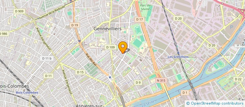 localisation de l'entreprise MONSIEUR FARID BOUAJILA à GENNEVILLIERS