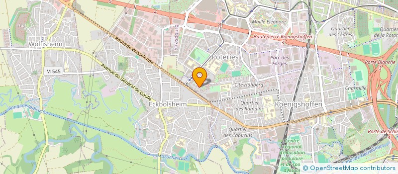 localisation de l'entreprise MONSIEUR FARID BOUCHAMA à STRASBOURG
