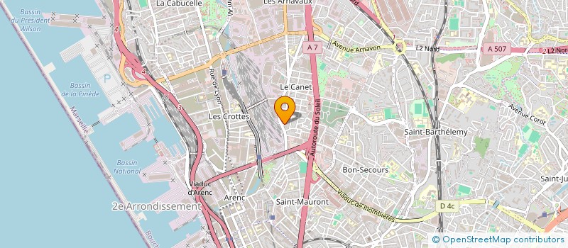 localisation de l'entreprise MONSIEUR FARID BOUGHANEM  MARSEILLE