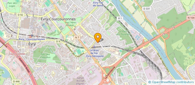 localisation de l'entreprise MONSIEUR FARID BOUHATTA  EVRY-COURCOURONNES