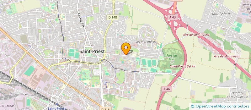 localisation de l'entreprise MONSIEUR FARID BOUKERCHI  SAINT-PRIEST