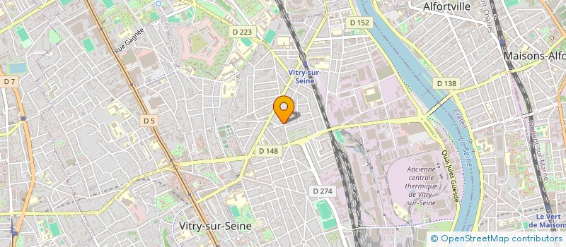 localisation de l'entreprise MONSIEUR FARID BOURAOUI  VITRY-SUR-SEINE