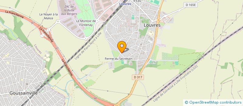 localisation de l'entreprise MONSIEUR FARID BOURGHES  LOUVRES