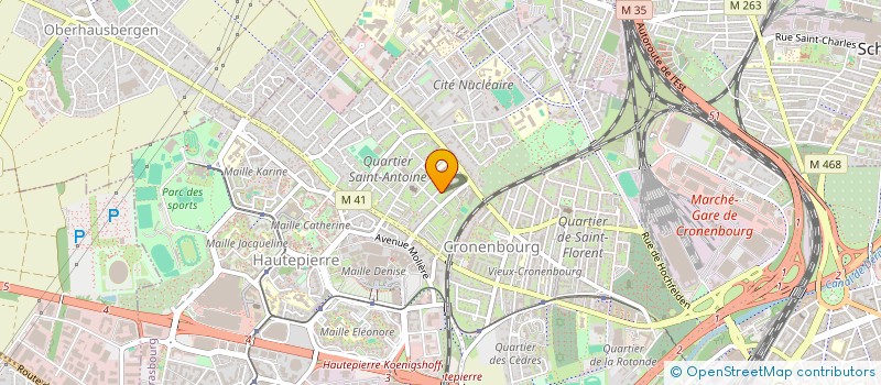 localisation de l'entreprise MONSIEUR FARID BOURKADID à STRASBOURG