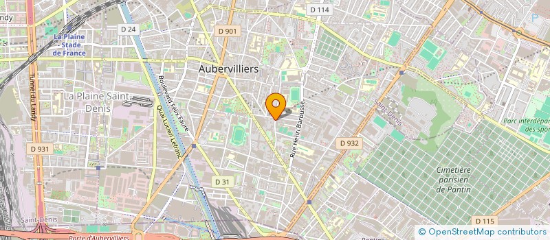 localisation de l'entreprise MONSIEUR FARID BOUSBICI  AUBERVILLIERS