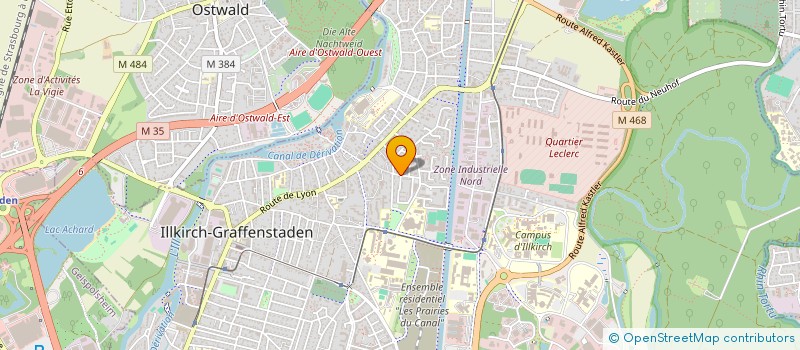 localisation de l'entreprise MONSIEUR FARID BOUSSALA  ILLKIRCH GRAFFENSTADEN