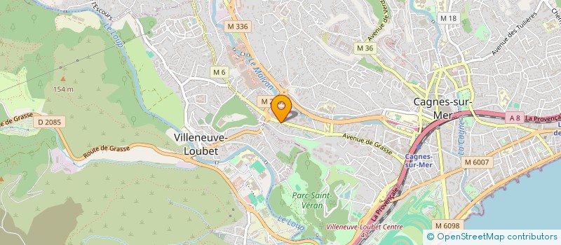 localisation de l'entreprise MONSIEUR FARID BOUTAFROUT à CAGNES-SUR-MER