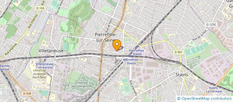 localisation de l'entreprise MONSIEUR FARID BOUTICHE à PIERREFITTE-SUR-SEINE