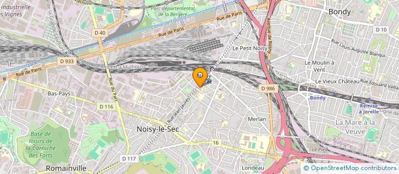 localisation de l'entreprise MONSIEUR FARID BOUTOUCHENT à NOISY-LE-SEC