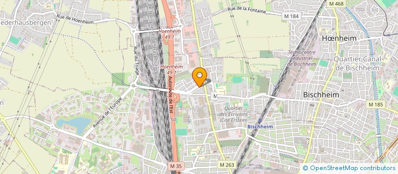 localisation de l'entreprise MONSIEUR FARID BOUZAIDI  BISCHHEIM