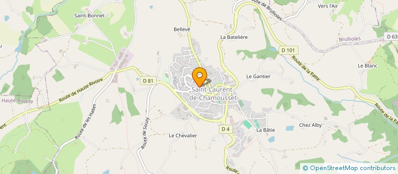 localisation de l'entreprise MONSIEUR FARID BRAHMIA  SAINT-LAURENT-DE-CHAMOUSSET