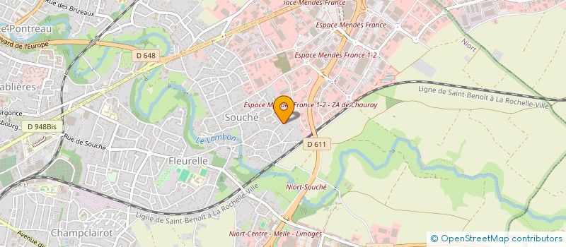 localisation de l'entreprise MONSIEUR FARID CAMUS à NIORT