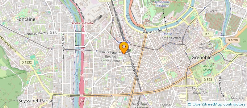 localisation de l'entreprise MONSIEUR FARID CHAABIA à GRENOBLE