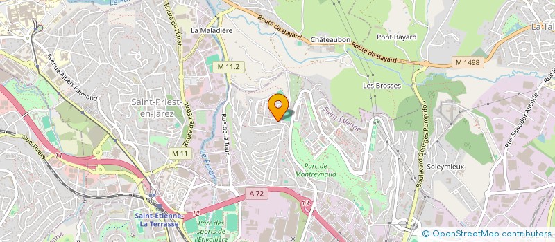 localisation de l'entreprise MONSIEUR FARID CHEKIKENE  SAINT-ETIENNE