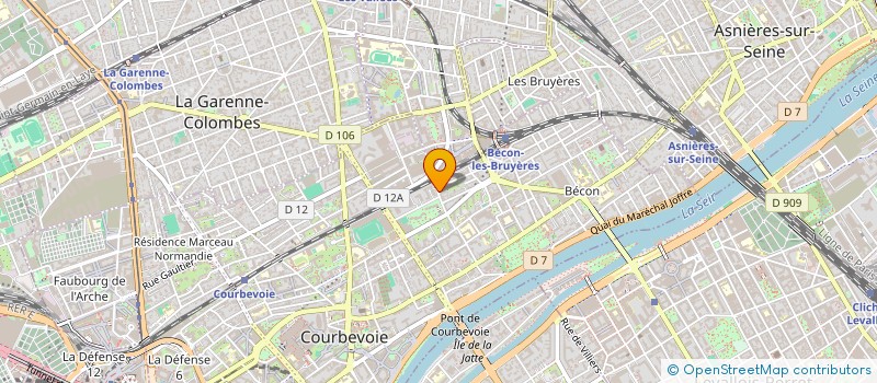localisation de l'entreprise MONSIEUR FARID CHEMEUR à COURBEVOIE