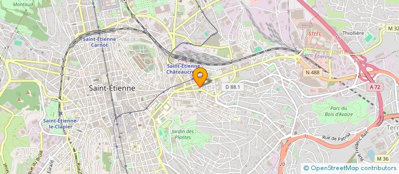 localisation de l'entreprise MONSIEUR FARID CHERIF  SAINT-ETIENNE